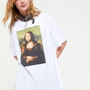 Urban Outfitters Mona Lisa Oversized Tee One Size